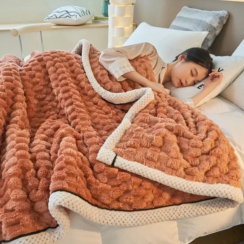 TurtleWarm – Doppellagige Kuscheldecke aus Coral Velvet für ultimativen Komfort 2