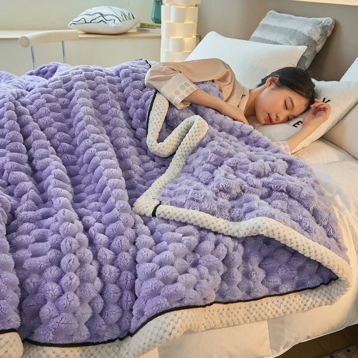 TurtleWarm – Doppellagige Kuscheldecke aus Coral Velvet für ultimativen Komfort 4