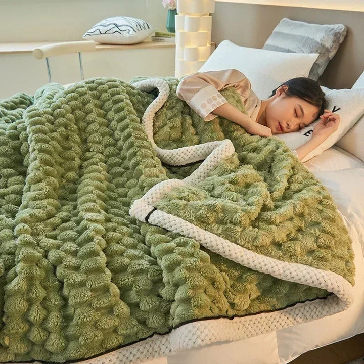 TurtleWarm – Doppellagige Kuscheldecke aus Coral Velvet für ultimativen Komfort 6
