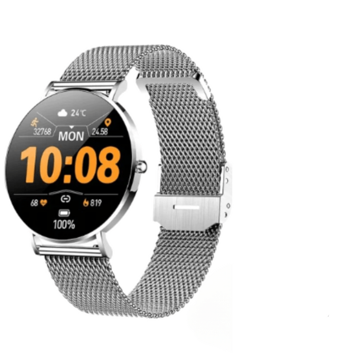 Ultradünne Smartwatch mit Gesundheitsmonitoring und 1,27 Touchscreen – Elegantes Roségold und Silber Design 10