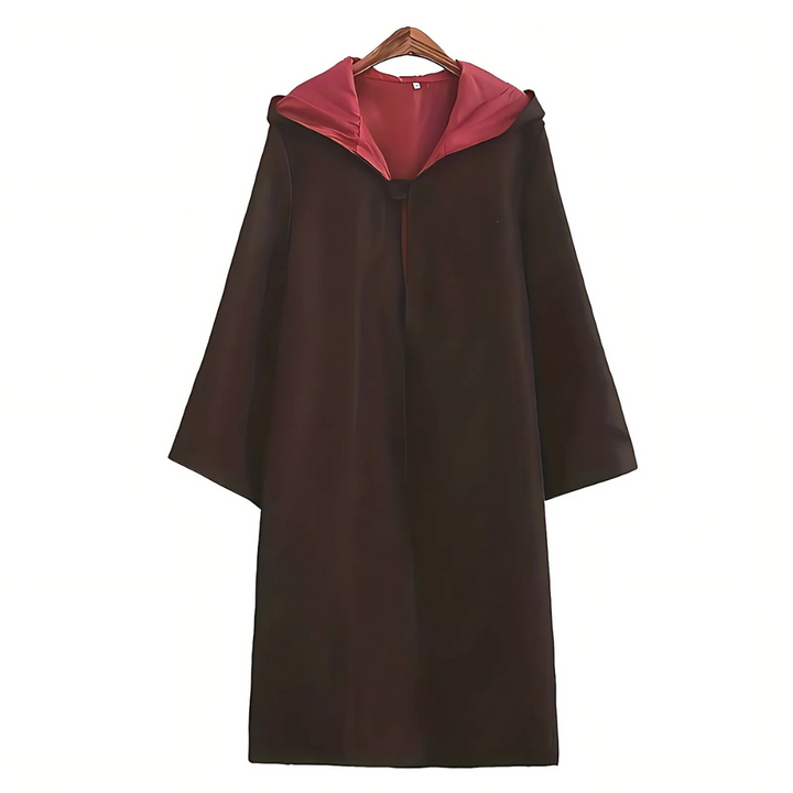 Unisex Magierkostüm mit Kapuze – Elegante Halloween-Verkleidung für alle 0