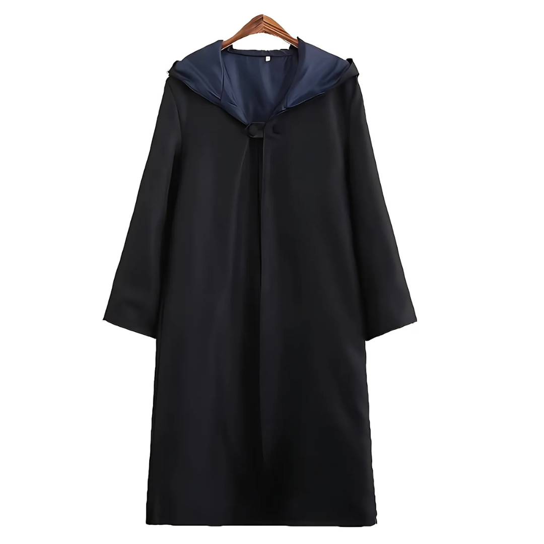 Unisex Magierkostüm mit Kapuze – Elegante Halloween-Verkleidung für alle 4