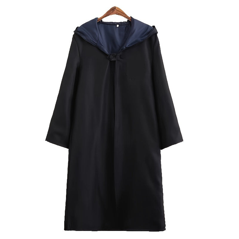 Unisex Magierkostüm mit Kapuze – Elegante Halloween-Verkleidung für alle 5
