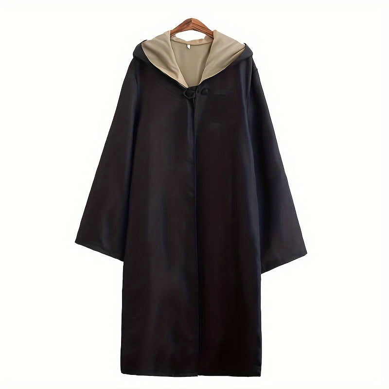 Unisex Magierkostüm mit Kapuze – Elegante Halloween-Verkleidung für alle 7