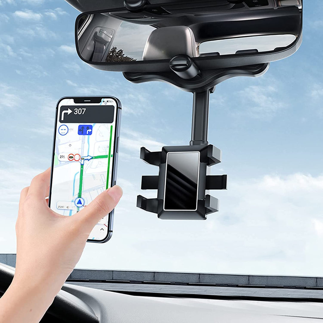 Universeller Handyhalterung fürs Auto – 360-Grad Rückspiegel Handyhalter für Sicheres Fahren 0