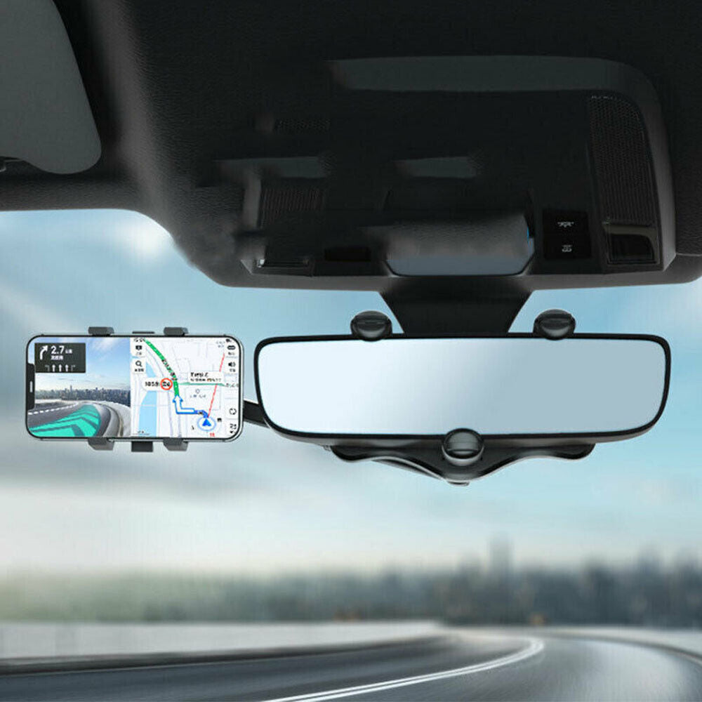 Universeller Handyhalterung fürs Auto – 360-Grad Rückspiegel Handyhalter für Sicheres Fahren 1