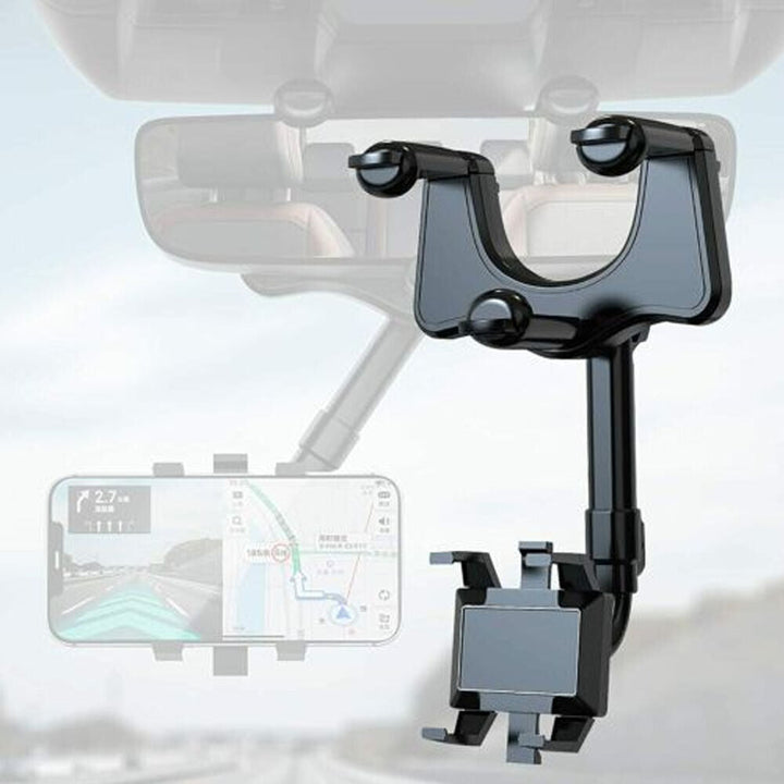 Universeller Handyhalterung fürs Auto – 360-Grad Rückspiegel Handyhalter für Sicheres Fahren 2