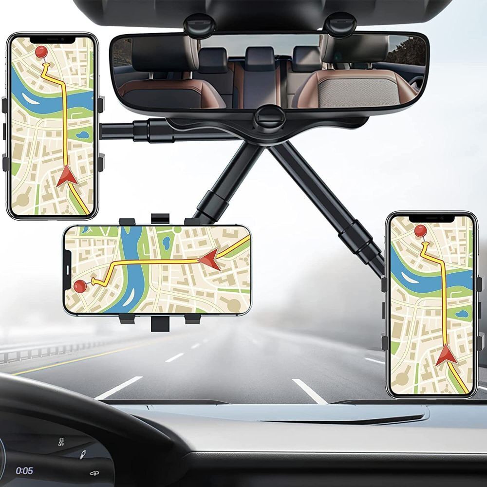 Universeller Handyhalterung fürs Auto – 360-Grad Rückspiegel Handyhalter für Sicheres Fahren 3