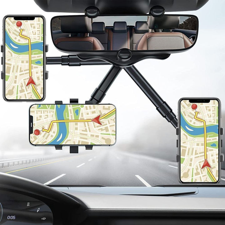 Universeller Handyhalterung fürs Auto – 360-Grad Rückspiegel Handyhalter für Sicheres Fahren 3
