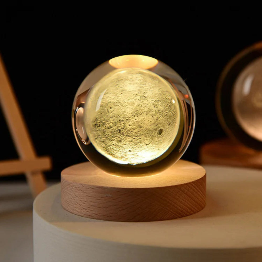 Universum-Lampe – 3D-Gravierte Kosmische Lichtquelle für Beruhigendes Licht 2