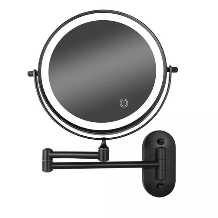 Vergrößerungsspiegel mit LED-Beleuchtung – Schwarz, wiederaufladbar, ideal für Make-up und Badezimmer 5