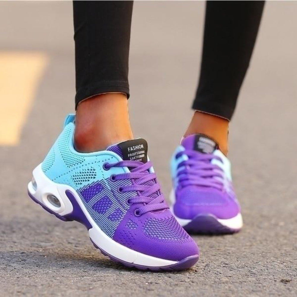 WW Orthopädische Laufschuhe Damen – Leichte Sportschuhe mit Stoßdämpfung und Atmungsaktivem Material 1