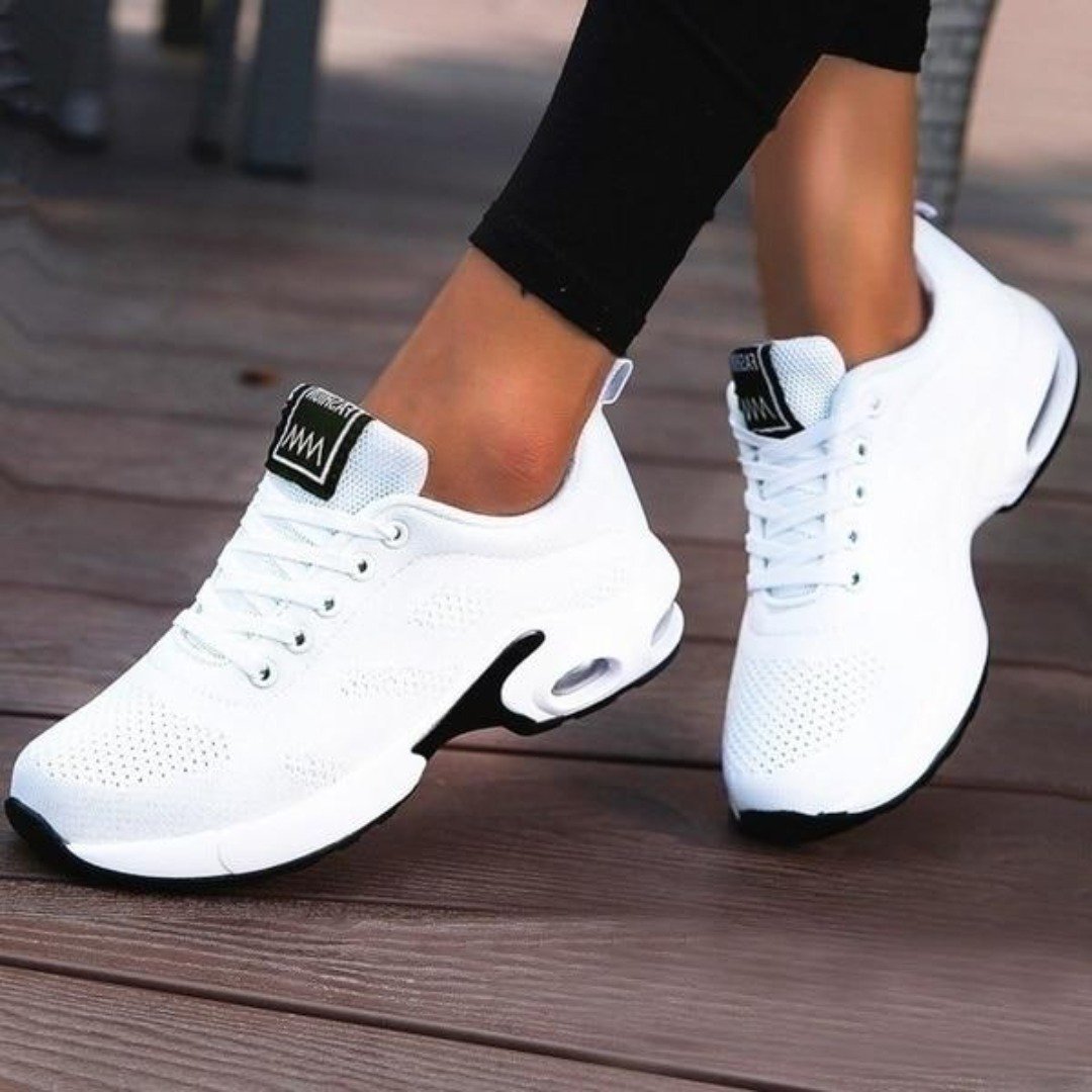 WW Orthopädische Laufschuhe Damen – Leichte Sportschuhe mit Stoßdämpfung und Atmungsaktivem Material 5