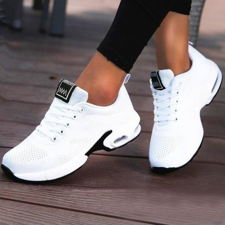 WW Orthopädische Laufschuhe Damen – Leichte Sportschuhe mit Stoßdämpfung und Atmungsaktivem Material 5