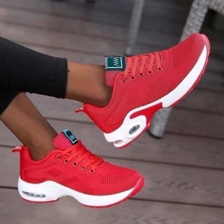 WW Orthopädische Laufschuhe Damen – Leichte Sportschuhe mit Stoßdämpfung und Atmungsaktivem Material 6