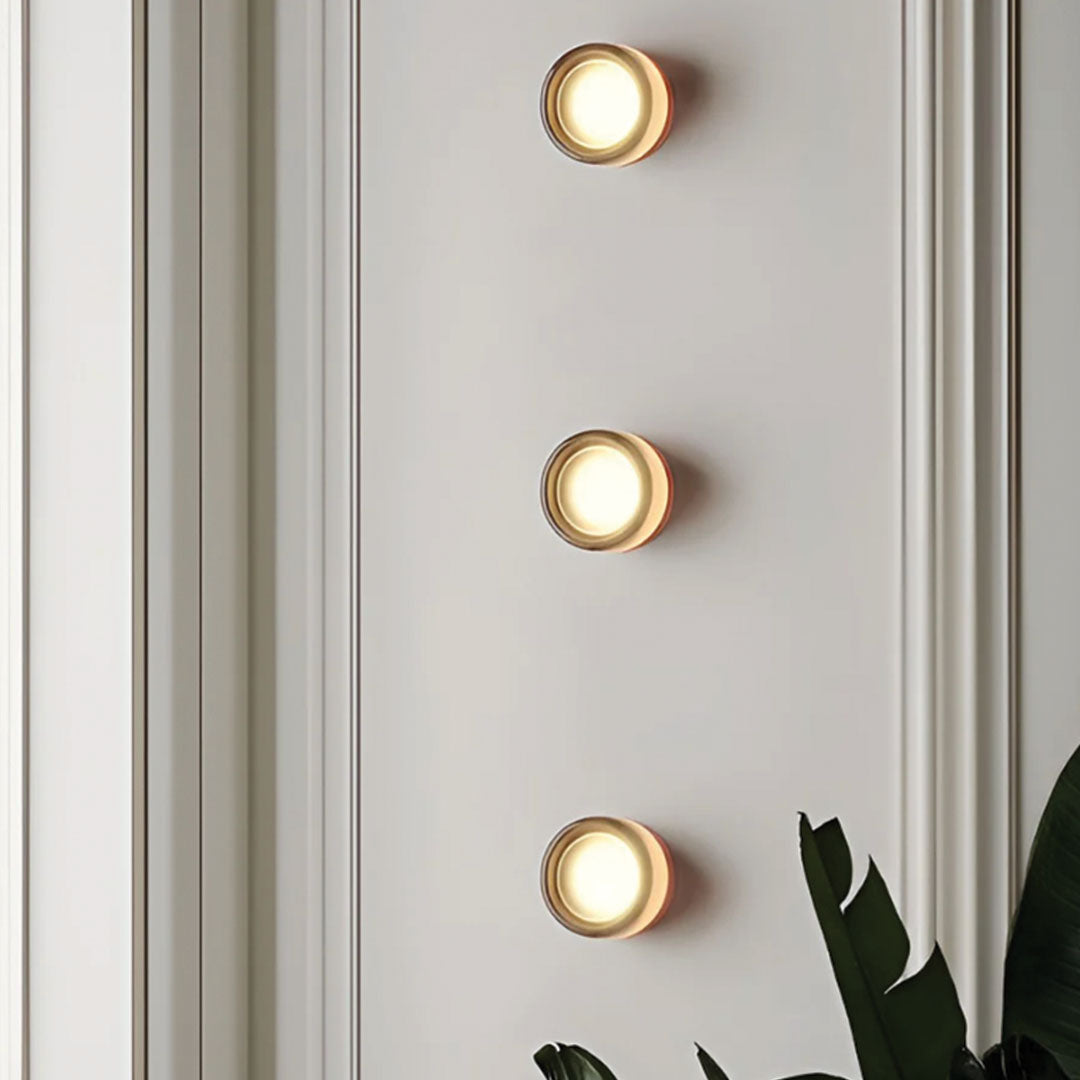 Wandleuchte Dimple – Elegante LED-Wandlampe mit Schalter für Innenräume – 13,5 cm x 8 cm 2