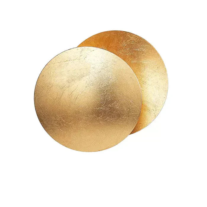 Wandleuchte Innen mit Drehbaren Goldenen Disks – LED Wandleuchte für Gemütliche Atmosphäre 0