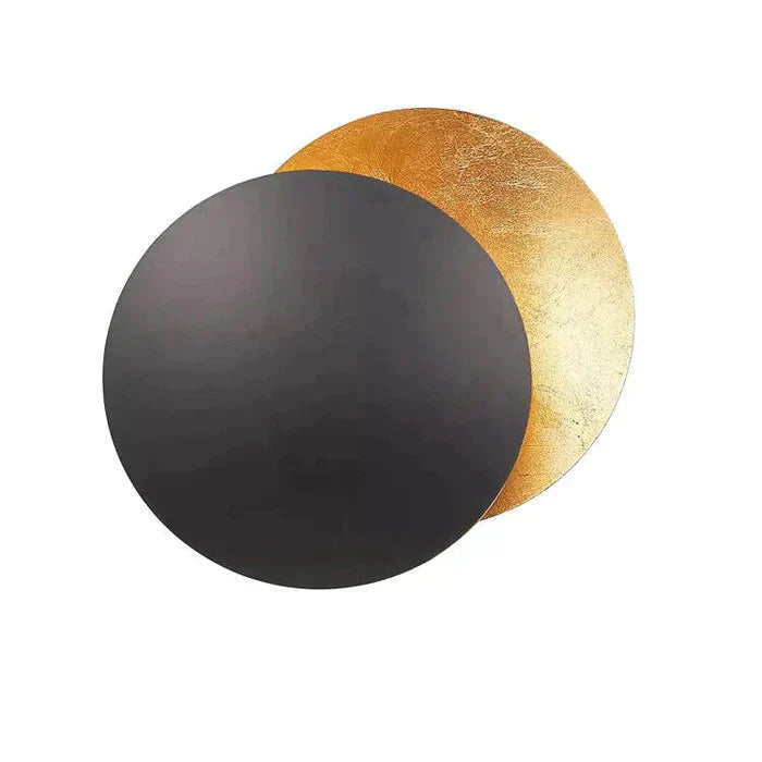 Wandleuchte Innen mit Drehbaren Goldenen Disks – LED Wandleuchte für Gemütliche Atmosphäre 10