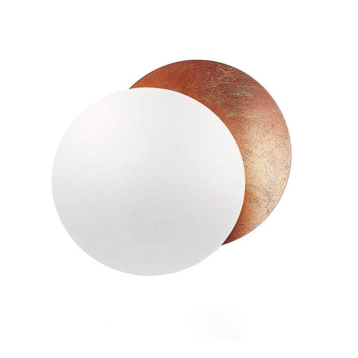 Wandleuchte Innen mit Drehbaren Goldenen Disks – LED Wandleuchte für Gemütliche Atmosphäre 11