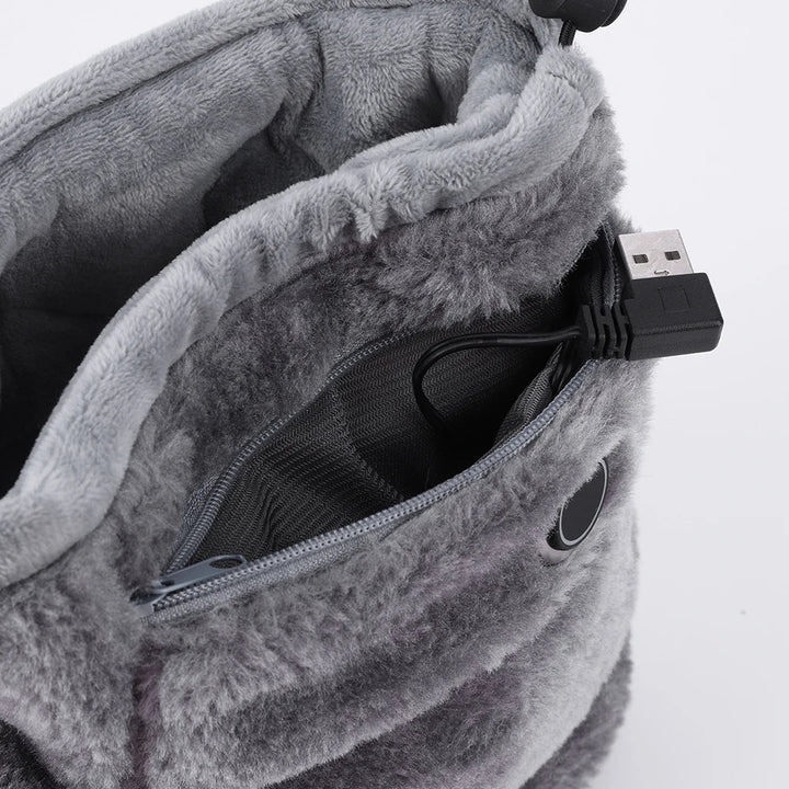 WarmFeet – Elektrische Hausschuhe Damen Herren mit Plüschfutter für Kuschelige Wärme 4