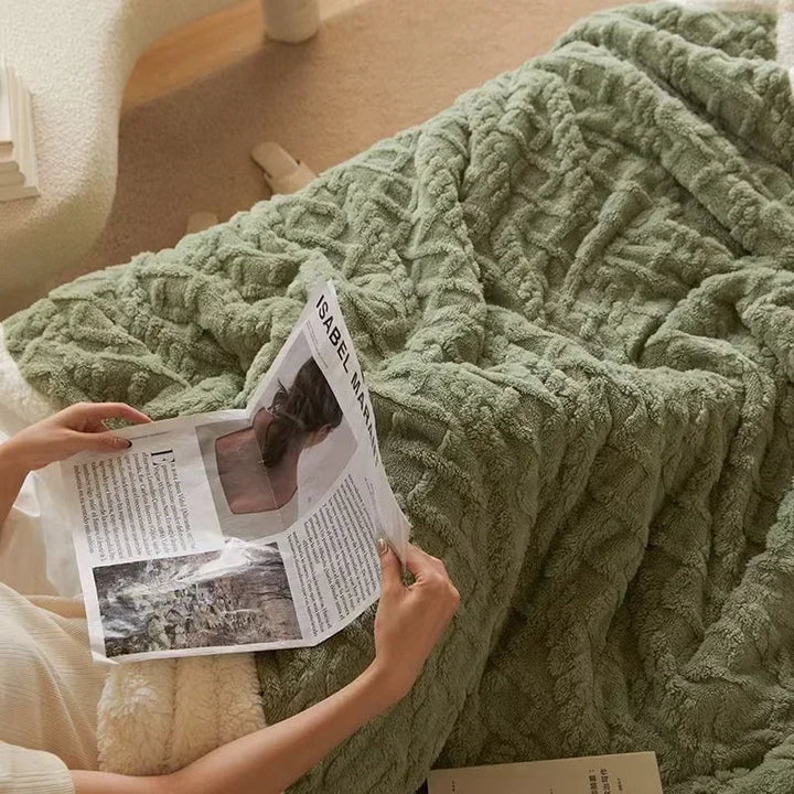 WarmWool – Dicke Schafwolldecke für Ultimativen Komfort und Wärme 1
