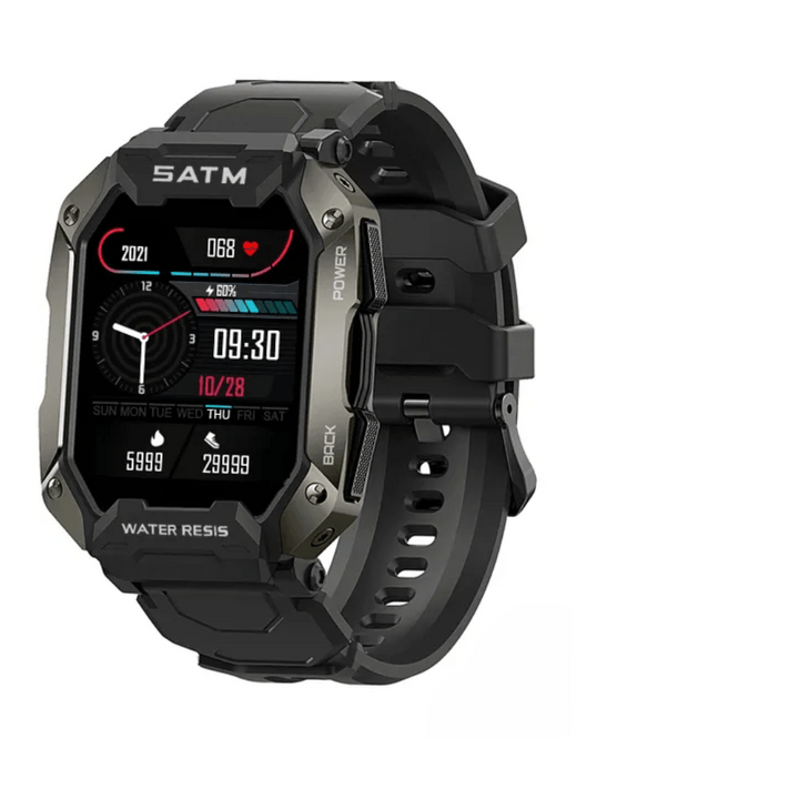 Wasserdichte Smartwatch mit 1,72-Zoll-Display und 50 Tagen Batterielaufzeit – Perfekt für Outdoor-Abenteuer und Gesundheitsüberwachung 0