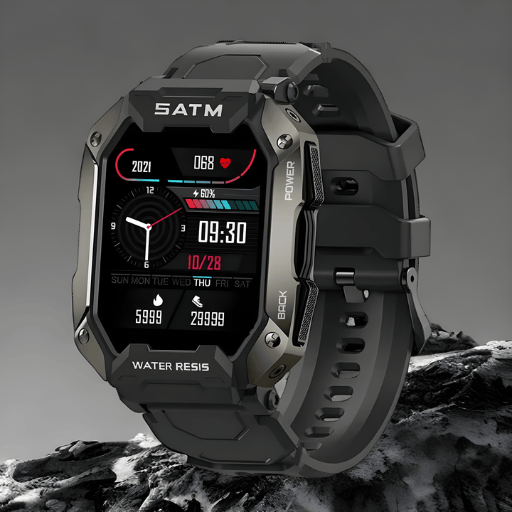 Wasserdichte Smartwatch mit 1,72-Zoll-Display und 50 Tagen Batterielaufzeit – Perfekt für Outdoor-Abenteuer und Gesundheitsüberwachung 1