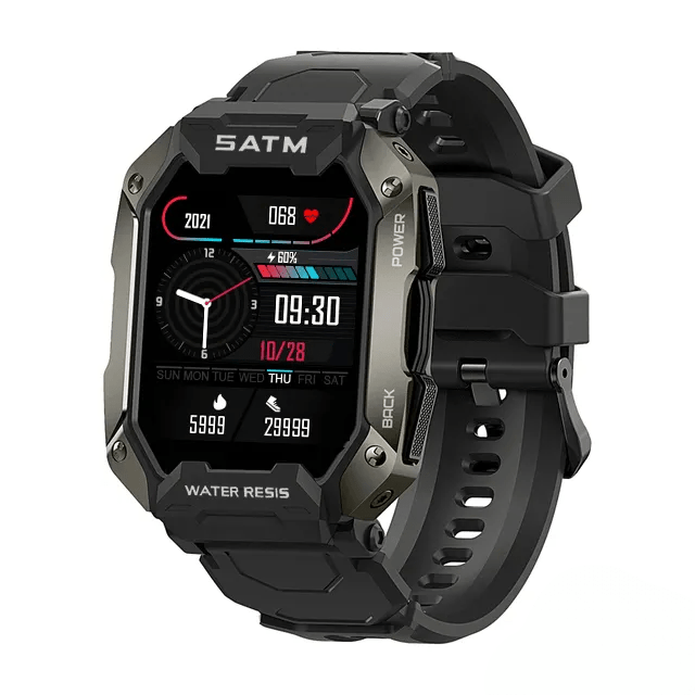 Wasserdichte Smartwatch mit 1,72-Zoll-Display und 50 Tagen Batterielaufzeit – Perfekt für Outdoor-Abenteuer und Gesundheitsüberwachung 2