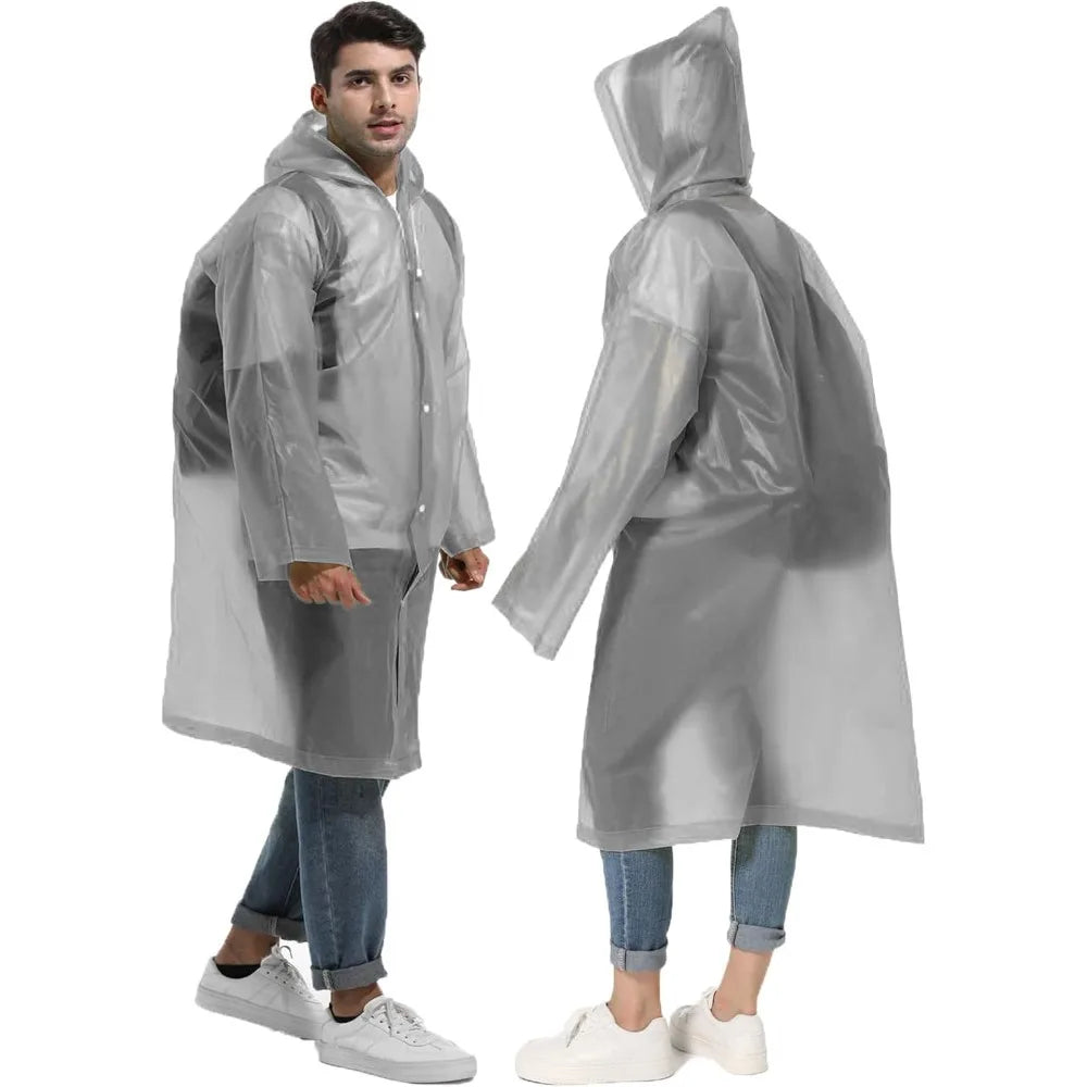 Wasserdichter Regenponcho für Erwachsene – Tragbar, Leicht und Vielseitig für Outdoor-Aktivitäten 0