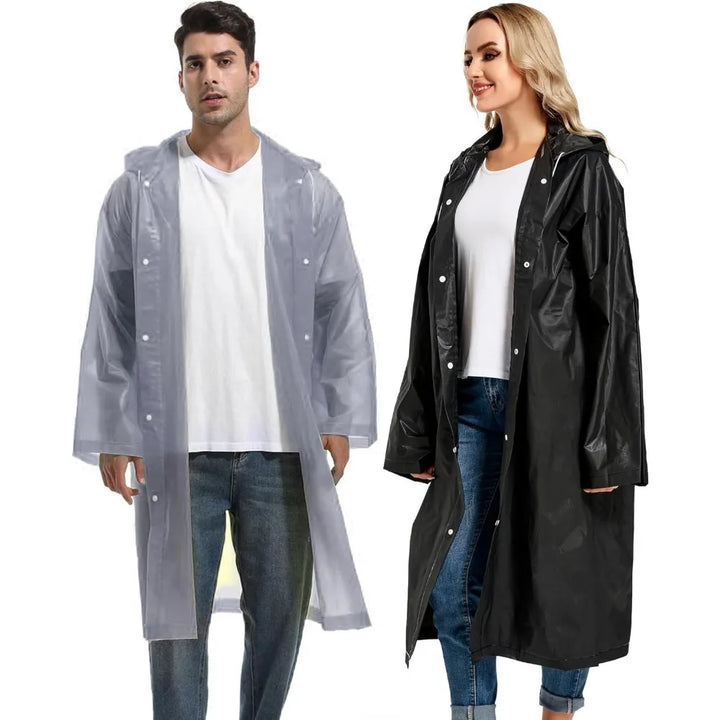 Wasserdichter Regenponcho für Erwachsene – Tragbar, Leicht und Vielseitig für Outdoor-Aktivitäten 2