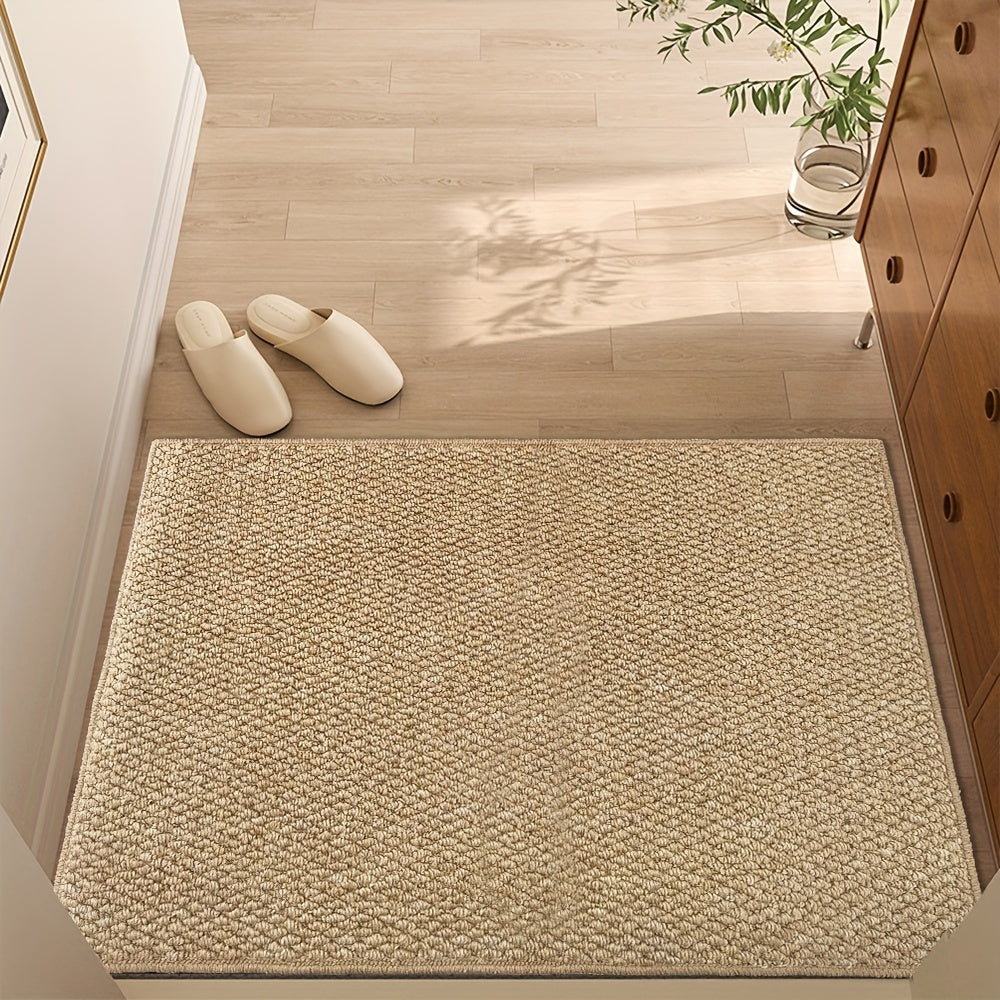Weiche Jute-ähnliche Fußmatte für Innen und Außen – Wasserabsorbierend, Pflegeleicht, 50x80 cm bis 80x120 cm 0
