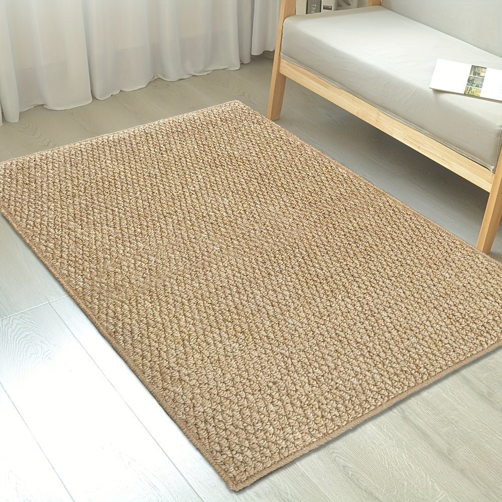 Weiche Jute-ähnliche Fußmatte für Innen und Außen – Wasserabsorbierend, Pflegeleicht, 50x80 cm bis 80x120 cm 4