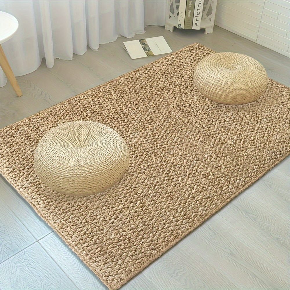 Weiche Jute-ähnliche Fußmatte für Innen und Außen – Wasserabsorbierend, Pflegeleicht, 50x80 cm bis 80x120 cm 5