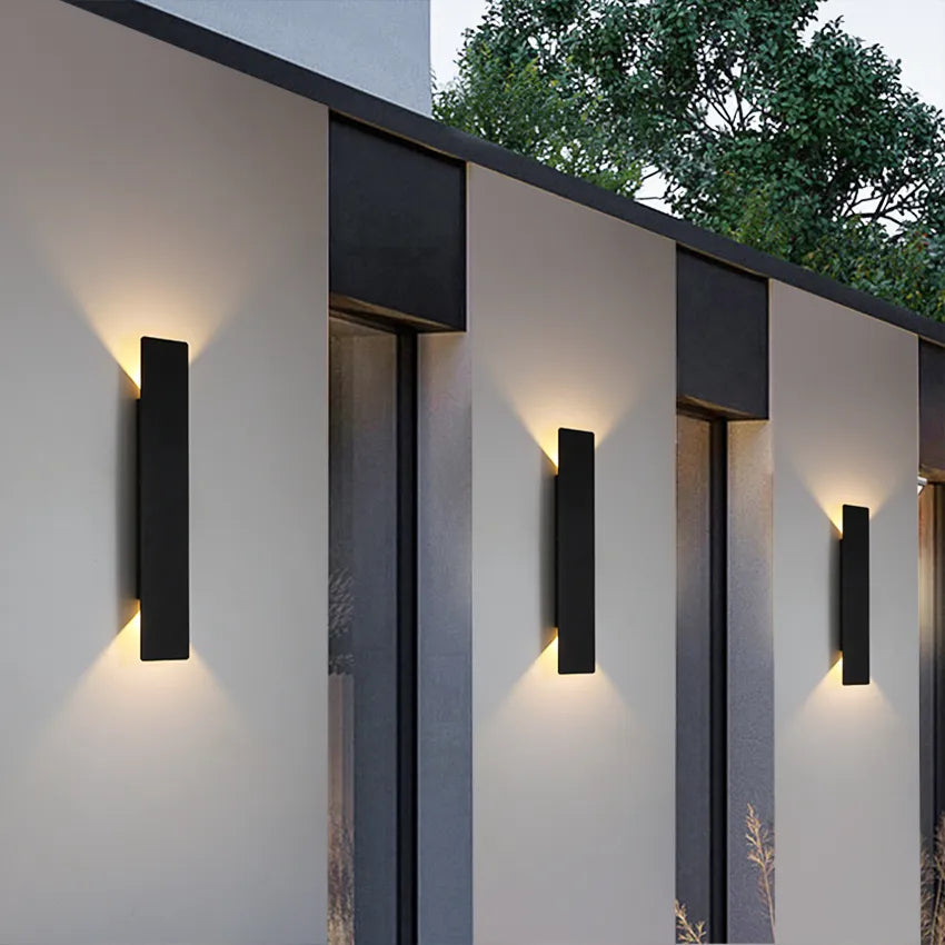 Wetterfeste Aluminium Außenlampe – Elegante LED Außenbeleuchtung für Garten und Terrasse, IP65 Schutzklasse 0