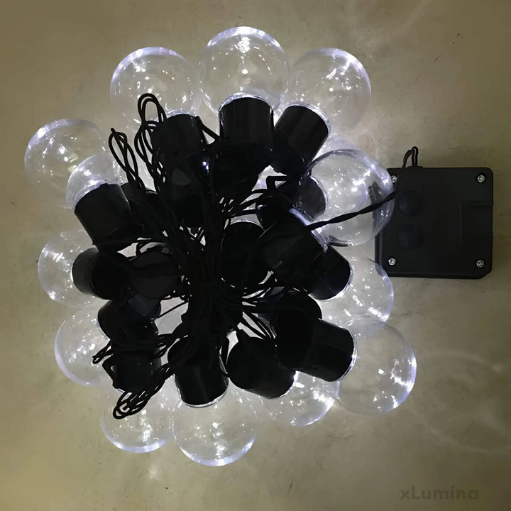 Wetterfeste LED Lichterkette Outdoor – 10 Meter Warmweiß für Garten, Terrasse und Balkon, IP65 Schutzklasse 5