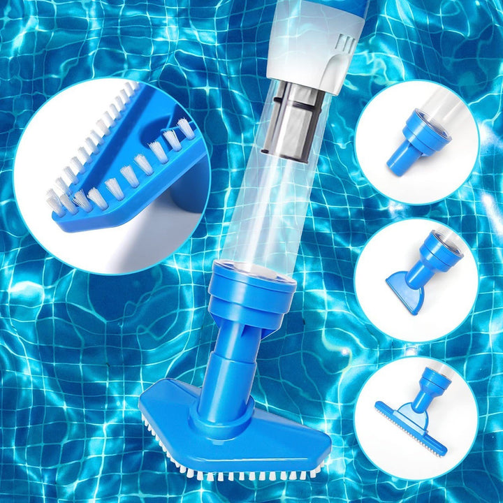 Rechargeable Pool Vacuum Cleaner – Cordless, High Suction Power, Ergonomic, 70 Min Runtime