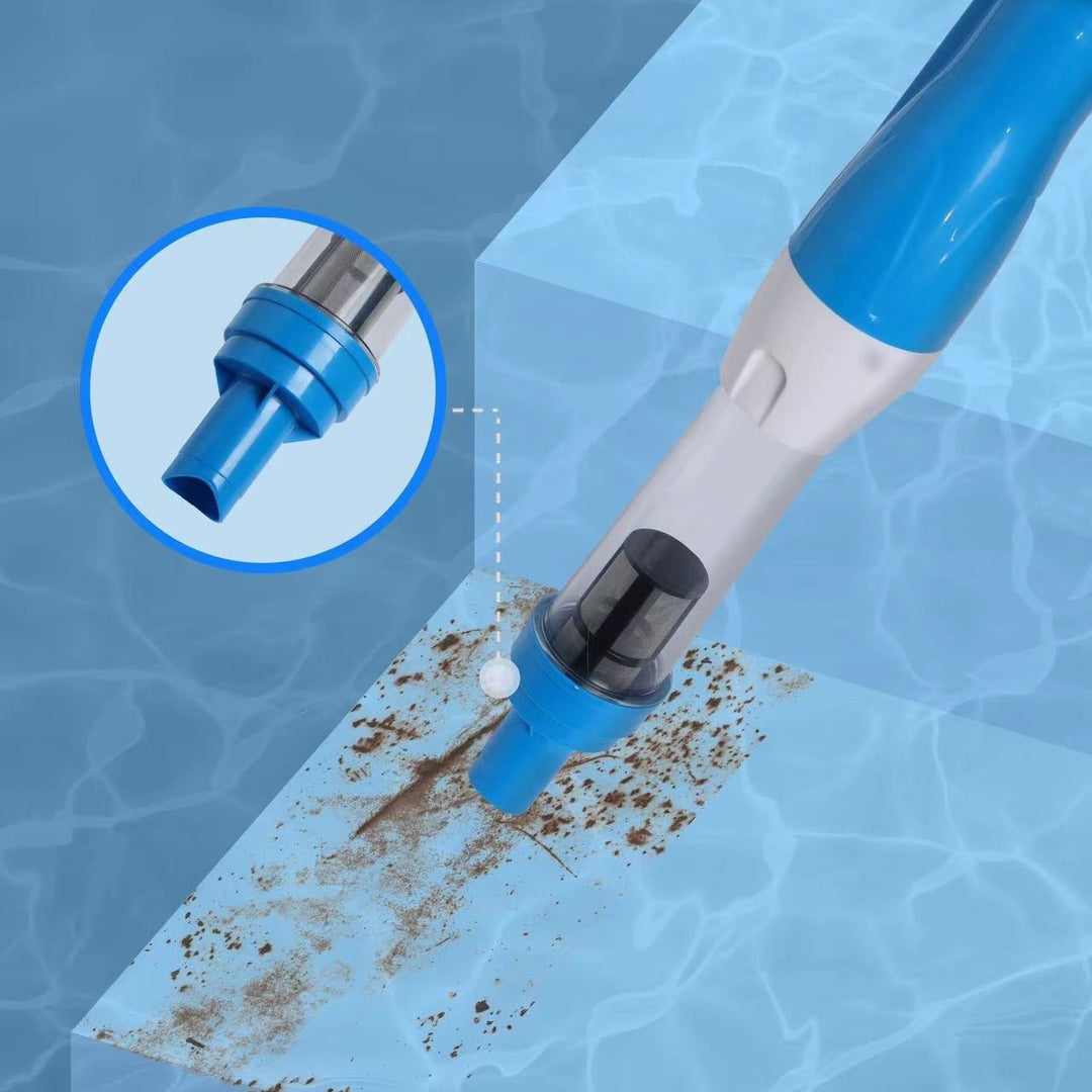 Rechargeable Pool Vacuum Cleaner – Cordless, High Suction Power, Ergonomic, 70 Min Runtime