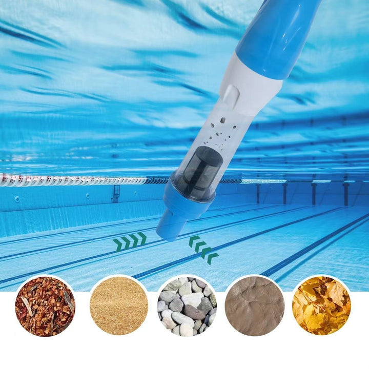 Rechargeable Pool Vacuum Cleaner – Cordless, High Suction Power, Ergonomic, 70 Min Runtime