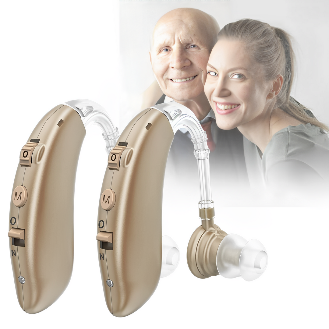 Wiederaufladbare Digitale In-Ear Hörgeräte Mit Geräuschreduzierung, Beige 0