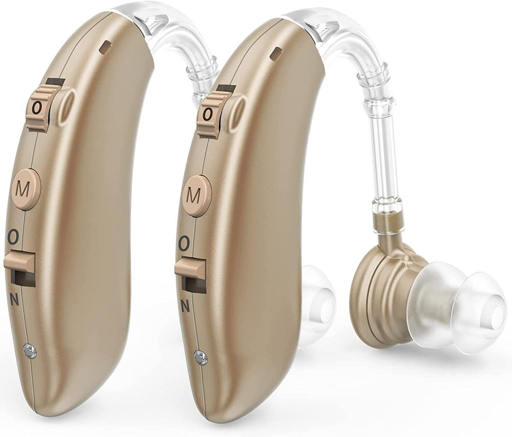 Wiederaufladbare Digitale In-Ear Hörgeräte Mit Geräuschreduzierung, Beige 1