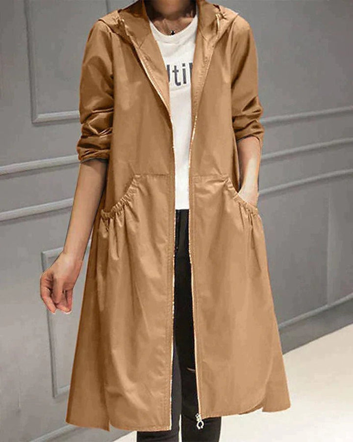 Windbreaker-Jacke Damen – Winddicht, Verstellbare Kapuze, Leicht & Atmungsaktiv 1