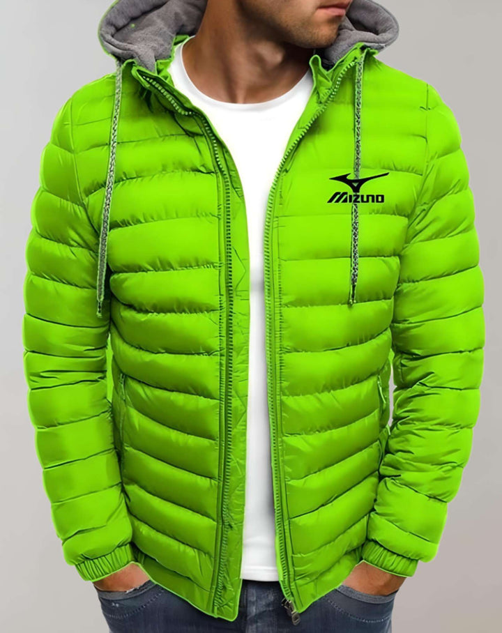 WinterStijl – Herren Daunenjacke mit Kapuze und wasserabweisendem Material 3