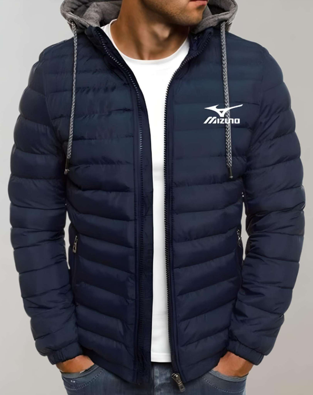 WinterStijl – Herren Daunenjacke mit Kapuze und wasserabweisendem Material 5