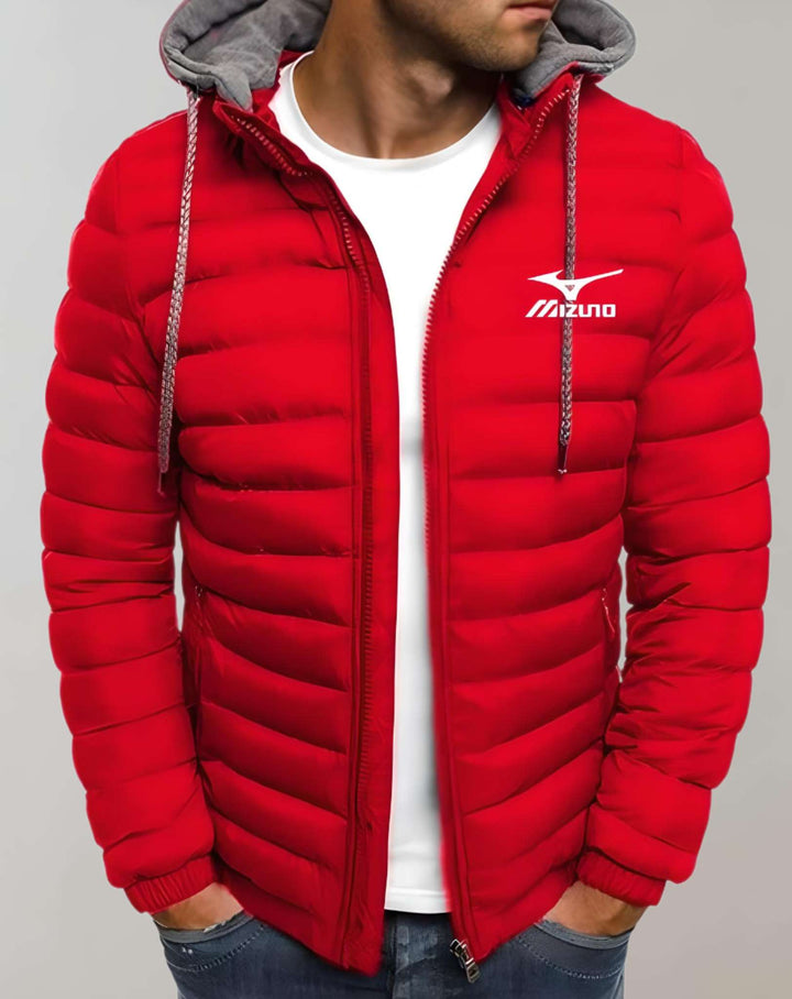 WinterStijl – Herren Daunenjacke mit Kapuze und wasserabweisendem Material 7