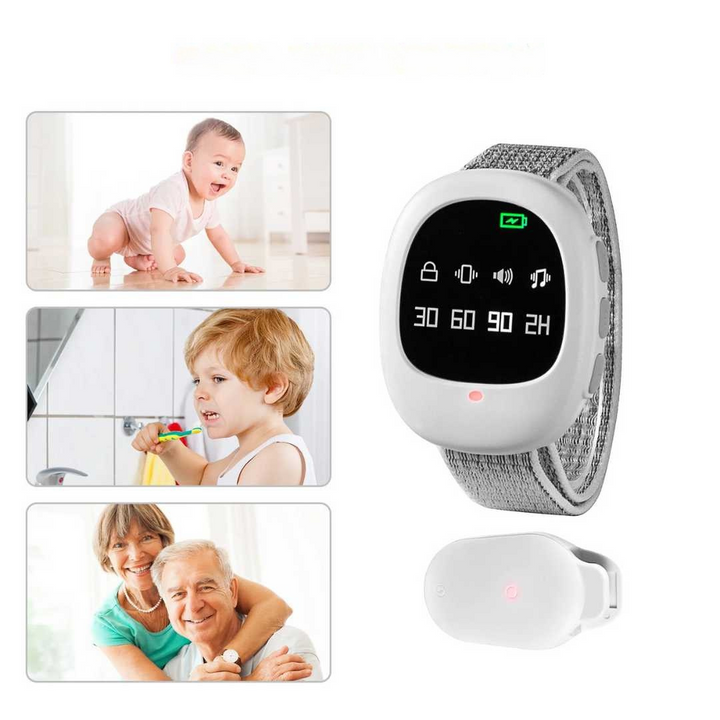 Wireless Bettnässer Alarm für Kinder mit Vibrationssensor und Fernbedienung 4