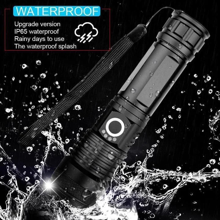 XHP50.2 – 90.000 Lumen LED Taschenlampe mit Zoom, USB-Ladefunktion, IPX-6 wasserdicht 3