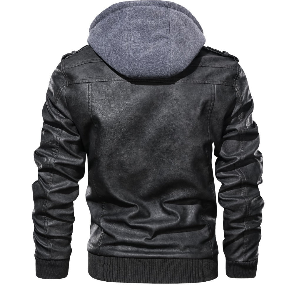 Zander Bikerjacke Herren mit Kapuze – Robuste Urban-Optik für Alltag und Freizeit 2