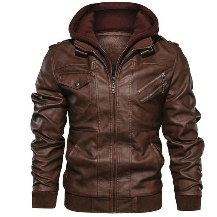 Zander Bikerjacke Herren mit Kapuze – Robuste Urban-Optik für Alltag und Freizeit 6