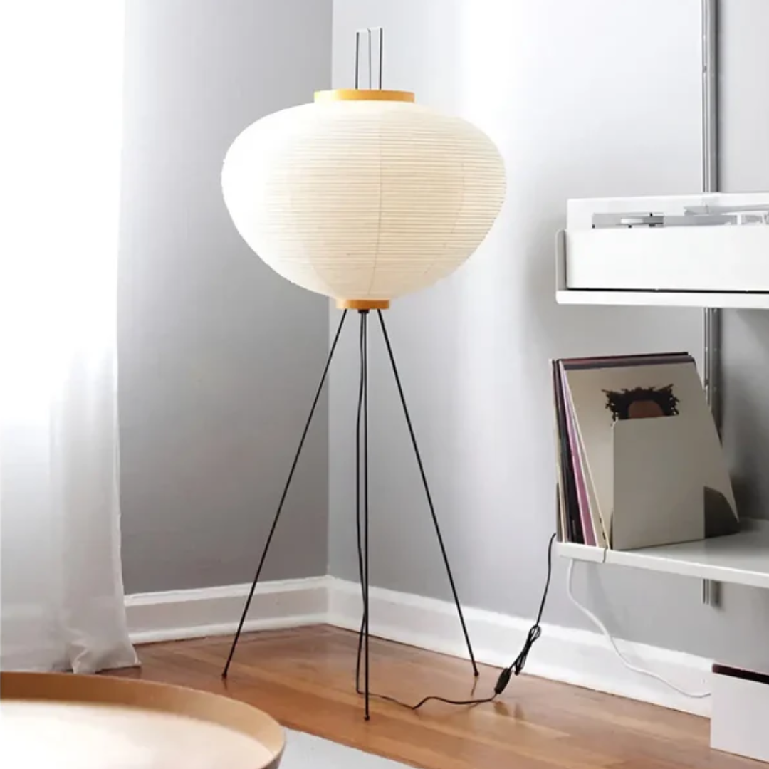 ZenAura – Stehlampe aus Reispapier für eine harmonische Raumgestaltung 0