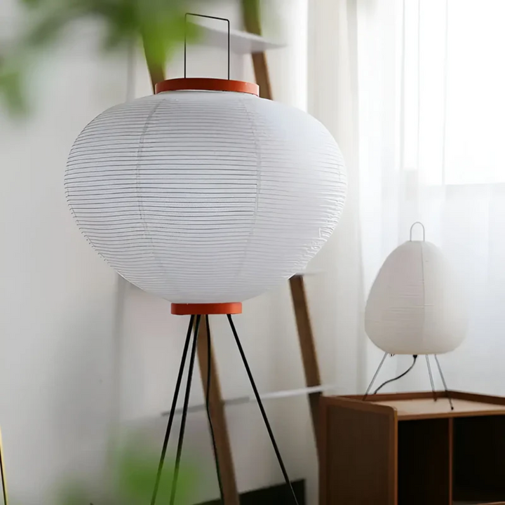 ZenAura – Stehlampe aus Reispapier für eine harmonische Raumgestaltung 3